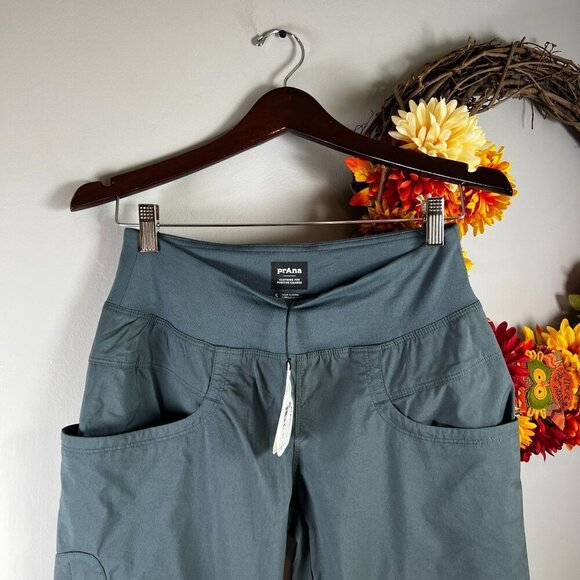 ***SOLD***prAna KANAB Womens Stretch Knit Waistband Organic Cotton Pant SMALL - Picture 3 of 12